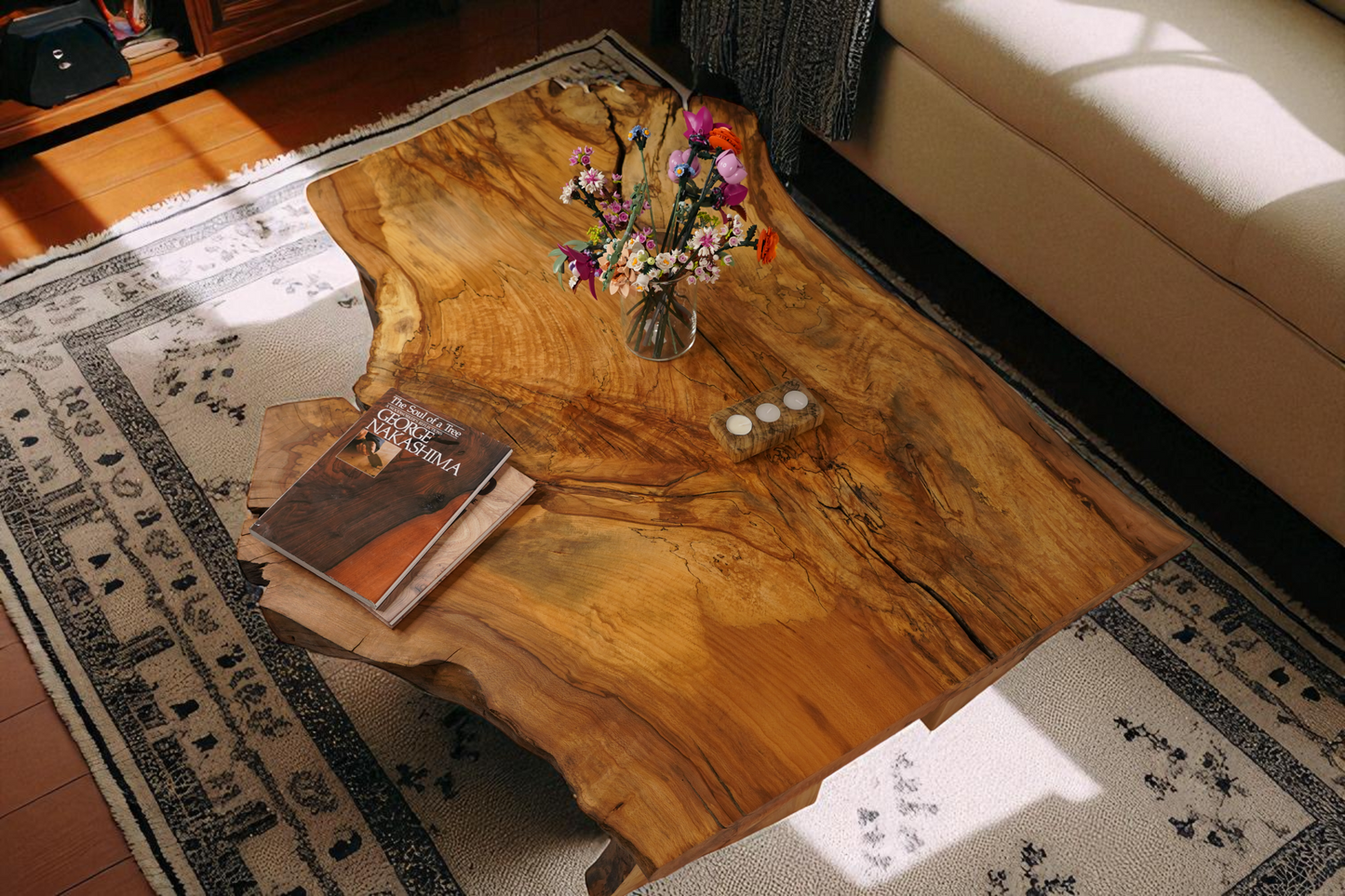 Long sault XL Live Edge coffee table