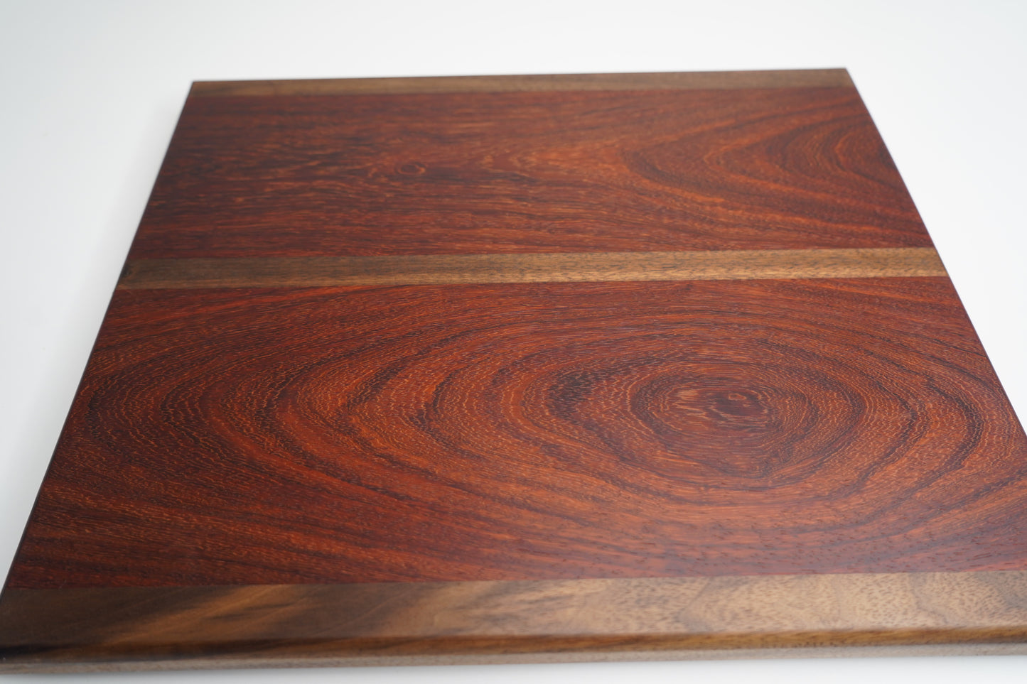 Bubinga And Walnut Cutting Board