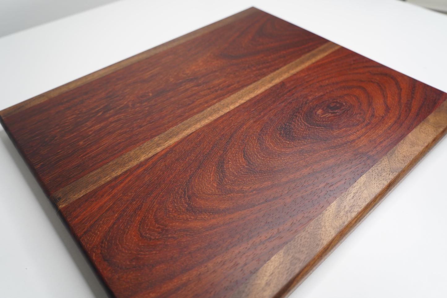 Bubinga And Walnut Cutting Board