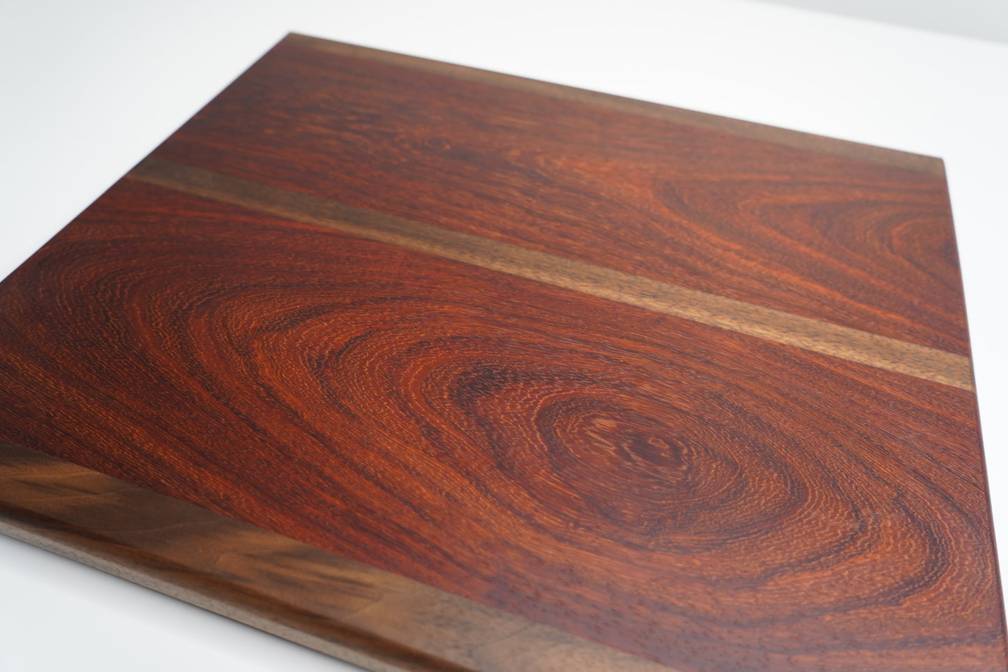 Bubinga And Walnut Cutting Board