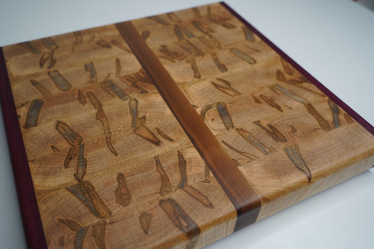 Wormy Maple End Grain Chopping Block