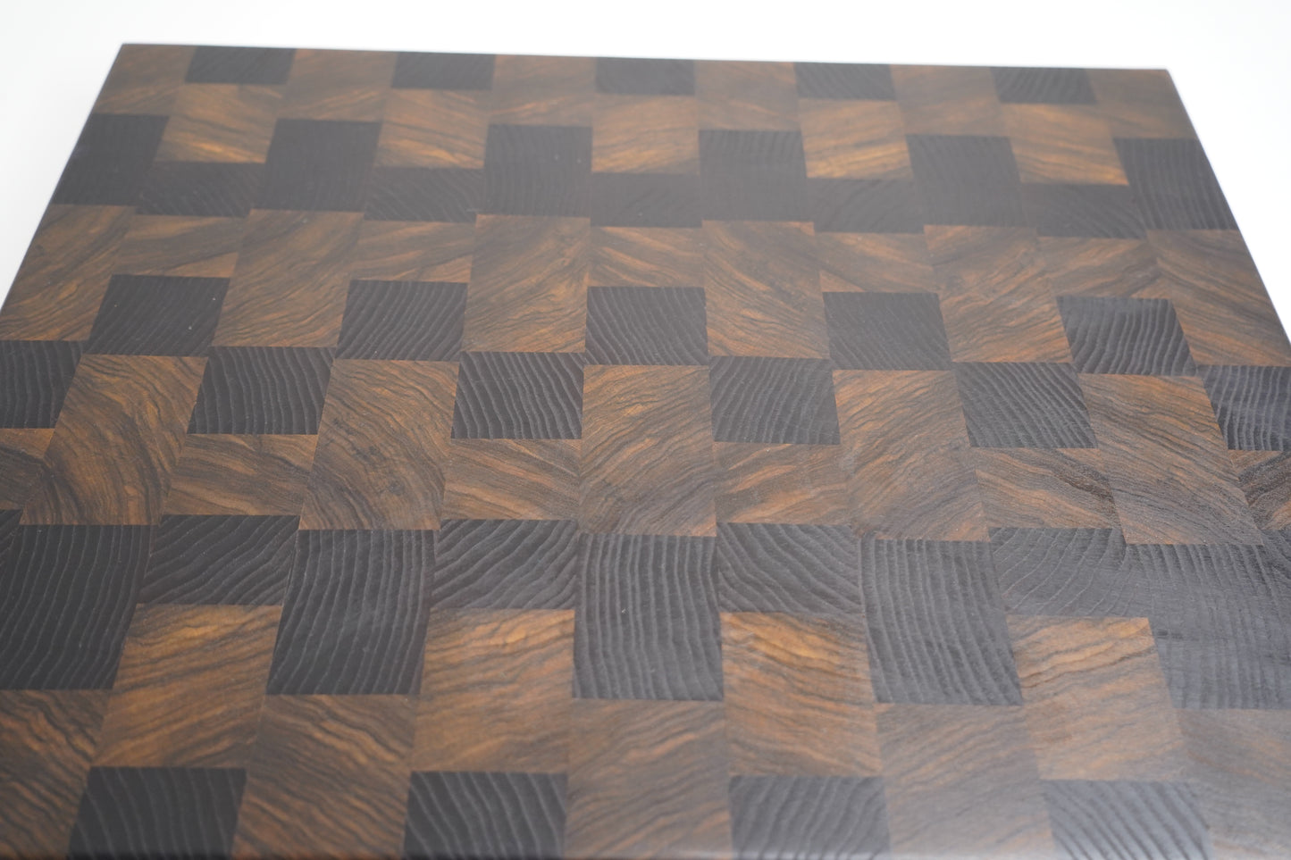 Black Limba/Smoked Ash End Grain Chopping Block