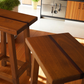 Mahogany and Padauk Stools