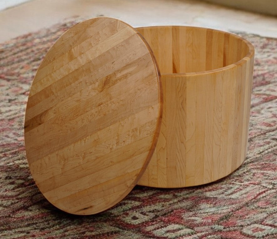 Circular Maple Coffee Table