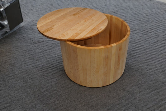 Circular Maple Coffee Table