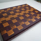 Purple Heart, Jatoba, And White Oak End Grain Cutting Board