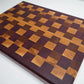 Purple Heart, Jatoba, And White Oak End Grain Cutting Board