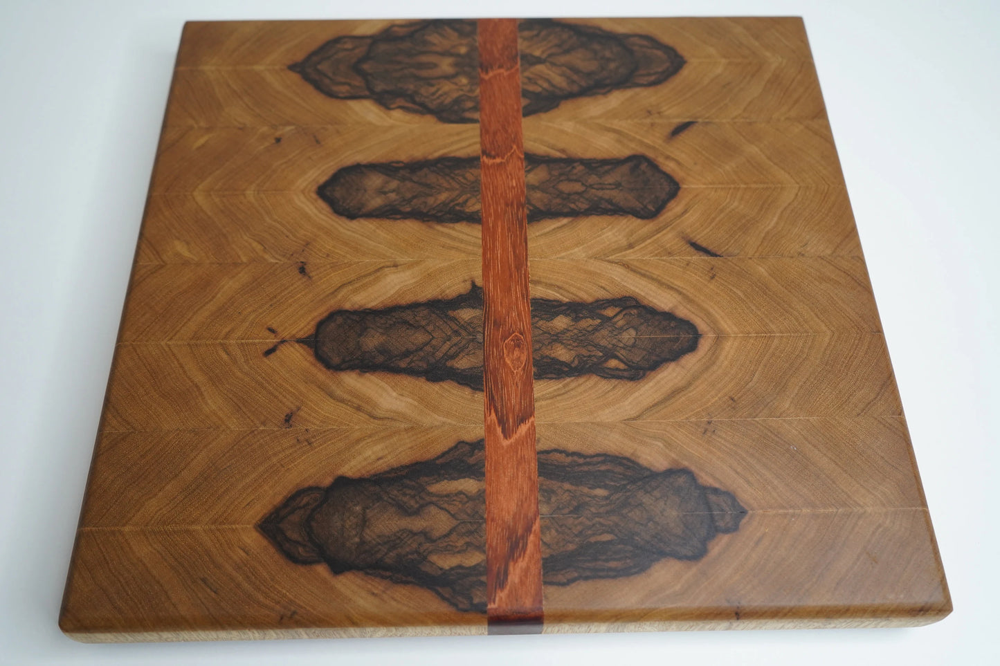 Black Limba End Grain and Jatoba Cutting Board