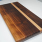 Huge Walnut Cutting Block With Maple Stripe