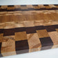 White Oak, Wormy Maple, and Jatoba End Grain Cutting Board