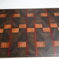 Black Limba End Grain, African Mahogany End Grain, and Padauk Cutting Board