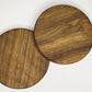 Customizable Handcrafted Hardwood Coasters – Black Limba