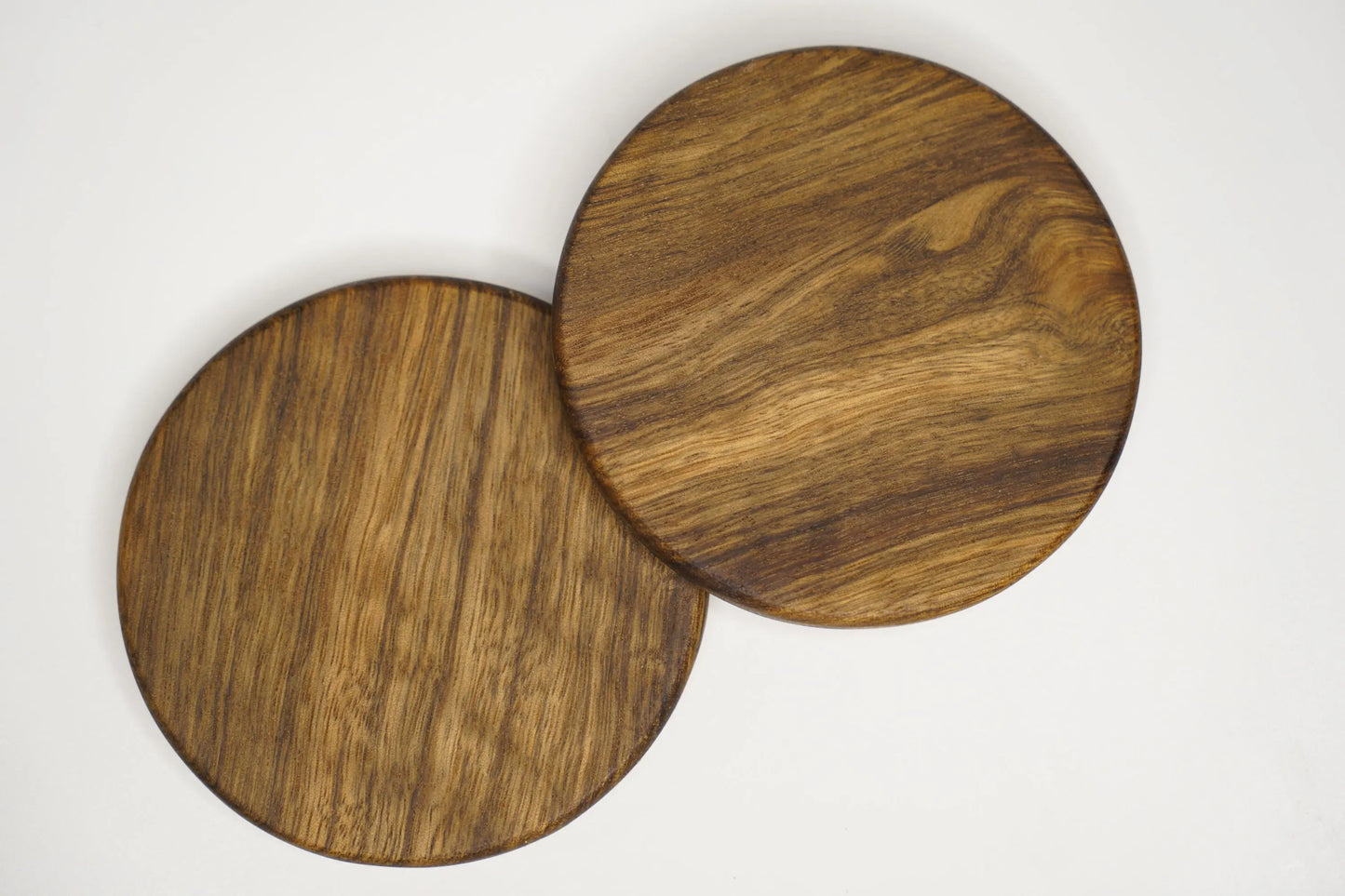 Customizable Handcrafted Hardwood Coasters – Black Limba