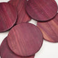 Customizable Handcrafted Hardwood Coasters – Purple Heart