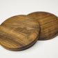 Customizable Handcrafted Hardwood Coasters – Black Limba