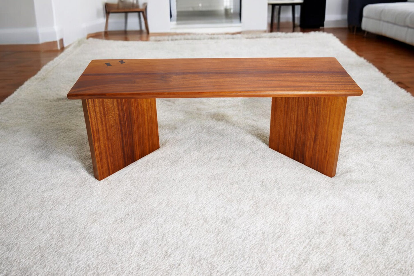 Mahogany and Padauk Bench